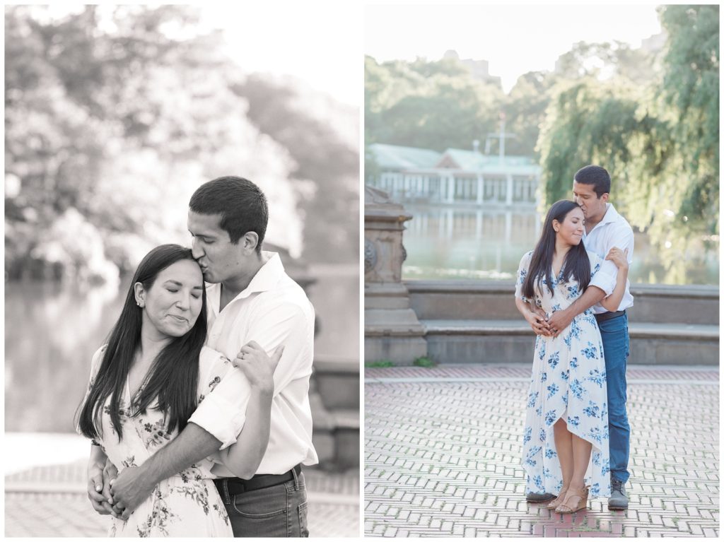 Central Park Engagement Session, Bethesda Fountain