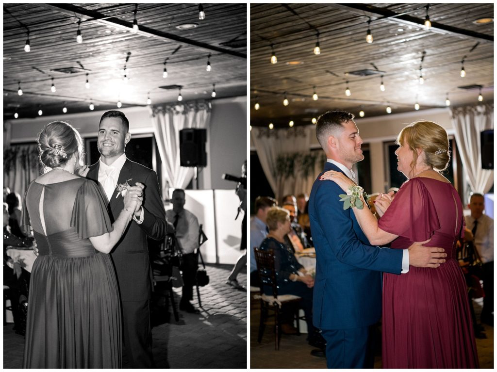 mother and son dance at wedding