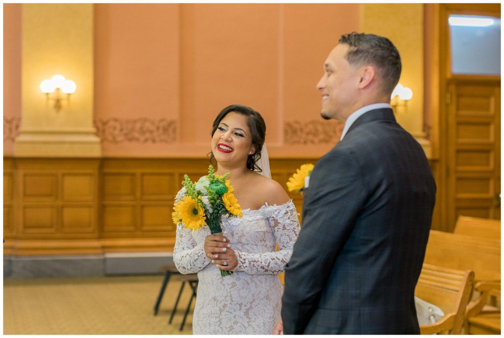 New Jersey City Hall Elopement Vows